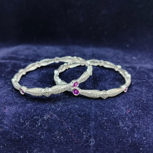 Silver Fancy Bangle