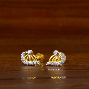 22CT Gold Stylish Ladies Tops Earrings LTE249