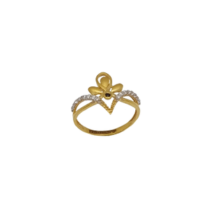 Modern Designer Ring In 22K Gold MGA - LRG140