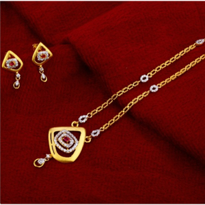 22 carat gold fancy ladies necklace set RH-LN