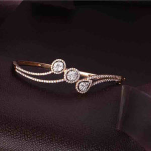 18KT Rose Gold Delicate Diamond Bracelet