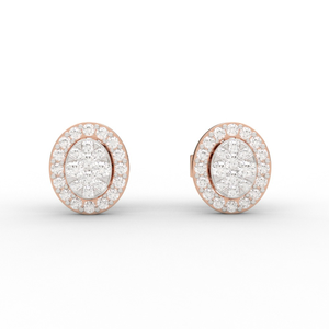 Arely Halo Stud Earrings