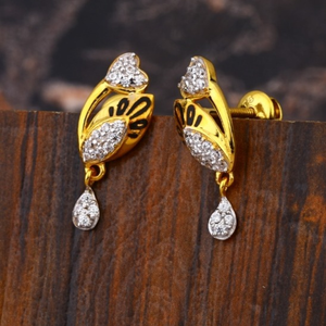 22 carat gold ladies earrings RH-LE975