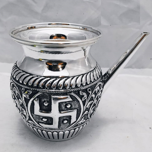 925 pure silver antique karwa in fina nakashi