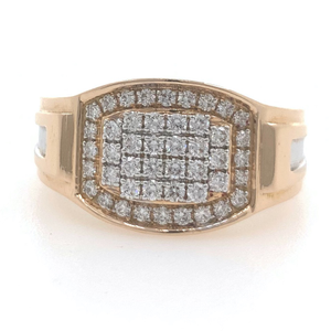 18kt / 750 rose gold fancy graduation band di