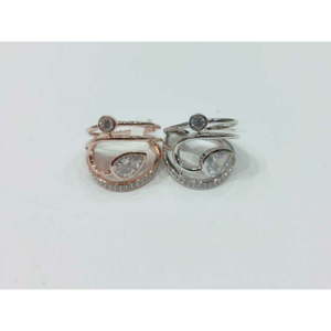 Gold Finish 92.5 Ring Ms-4046