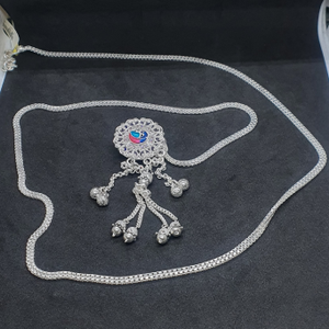 Silver Peacock Design Ladies Kandori