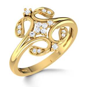 14KT GOLD DESIGNER RING