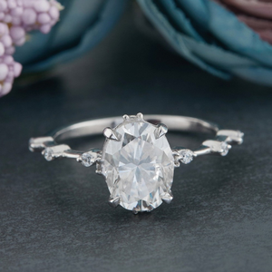 2.05ct Oval Engagement Ring in Platinum