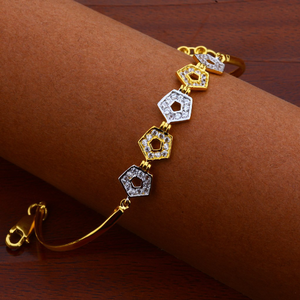 18ct Gold Cz Bracelet LKB110