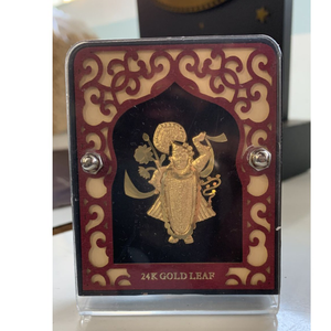 24KT Leaf gold Shrinathji frame