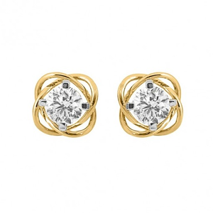 Swirl stud earrings