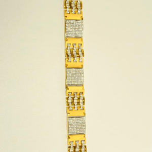 Gold Enduring Gents Bracelet