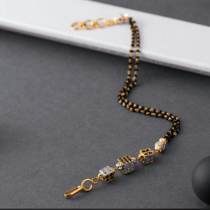 916 exclusive Cz mangalsutra hand bracelet