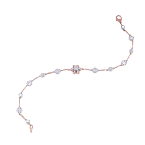 18K Gold Lab Grown Diamond Delicate Bracelet