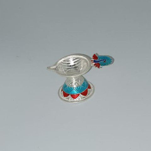 Silver Pooja Item Fancy Coloring Diva