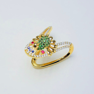 22 kt gold traditional ladies rings