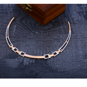 18ct  rose gold women's  designer   necklace 