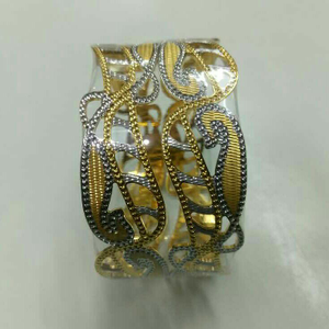 22K / 916 Gold Ladies Contemporary CNC Bangle