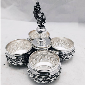 Puran pure silver mayur kankavati in Chatayi 