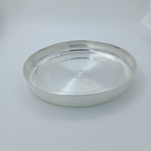 Silver pooja item regular size Thali