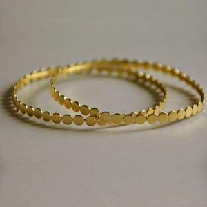 18 Kt Stamped Yellow Gold Vintage Stacking Wo