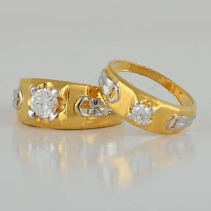 22 Carat gold forever couple ring  RH-CR166