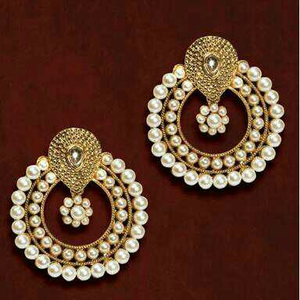 916 Gold Fancy Earrings