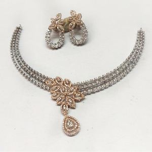 Diamond necklace set for wedding md-n001