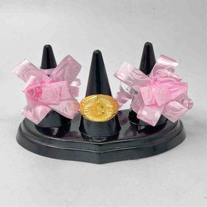 916 gold ganesh ji design gents ring