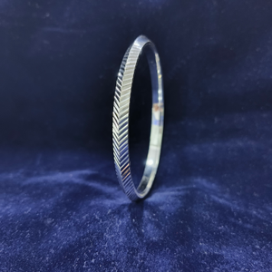 925 Silver Dazzling Mens Kada