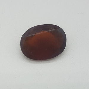 6.80ct oval brown hessonite-gomed