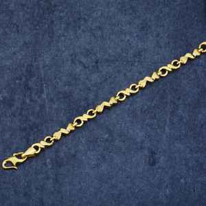 916 gold fancy designer bracelet lpbr15