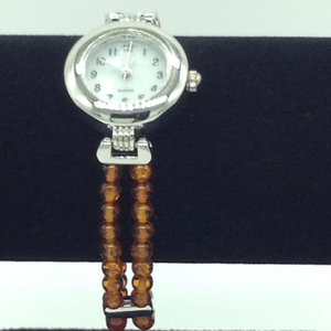 Orange Semi Round Beeds 2 Layers&nbsp;Designer Wa