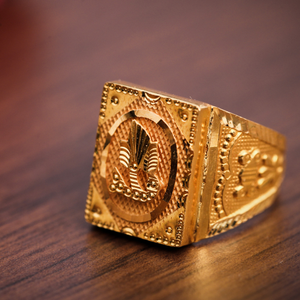 22K PLAIN JENTS RING