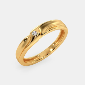 22k Gold Single Stone Plain Ladies And Gents 