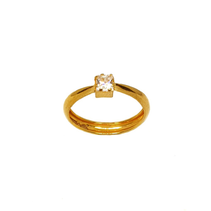 18K Gold Square Shaped Ring MGA - LRG1081