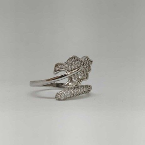 925 Sterling Silver AD Diamond Designer Ladie
