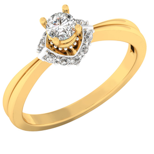 0.50 Ct Diamond Engagement Ring
