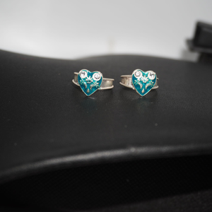 925 Silver Diamond Heart Shape Bichiya