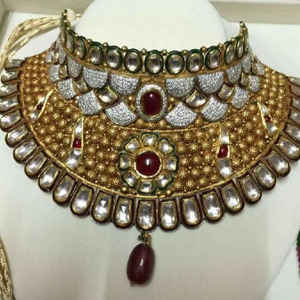 22KT Gold Necklace Of Antique