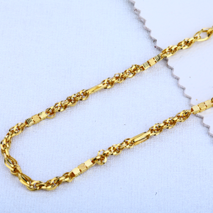 22KT Mens Plain Designer Choco Chain MCH100