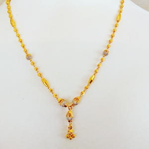 Gold necklace latest design