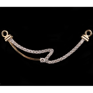 18kt gold daily wear diamond mangalsutra