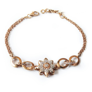 18k rose gold bracelet mga - rgb002