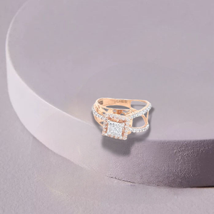 Hypnotic Diamond Finger Ring