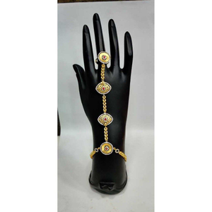 22k ladies fancy gold hathpan h-58528