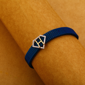 750 Rose Gold Hallmark Delicate Mens Leather 