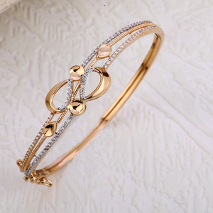 18KT Rose Gold Hallmark Kada Bracelet  RLKB22