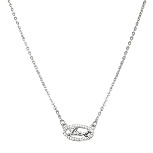 925 sterling silver love necklace mga - nks00